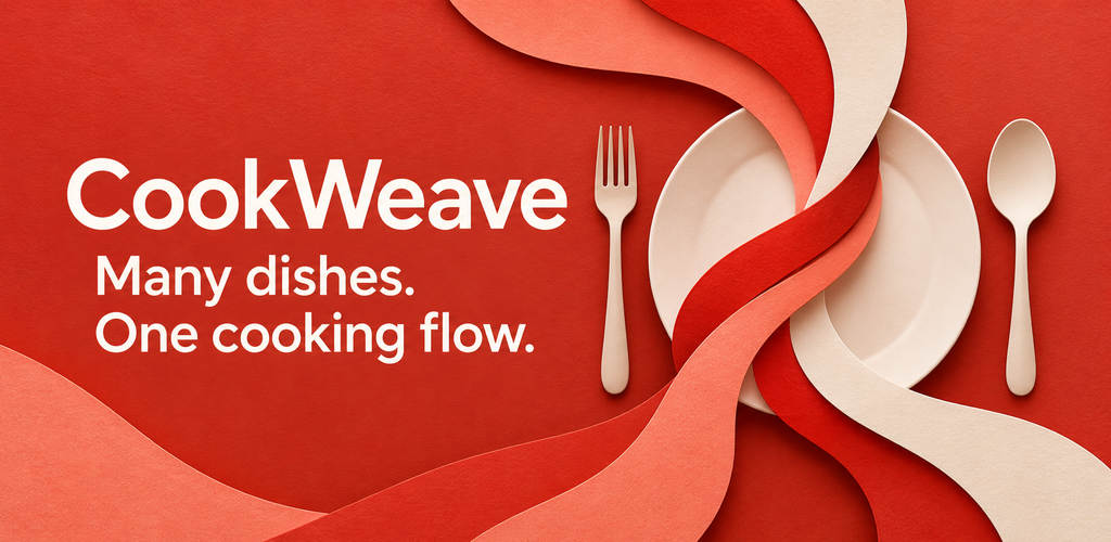 CookWeave: many dishes, one cooking flow